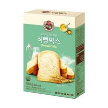 CJ 아이들간식 브런치 홈파티 식빵믹스760g 영양간식 한끼식사, 4개