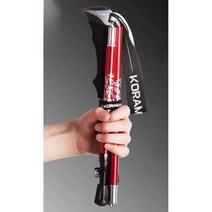 초경량 접이식 등산스틱 아웃도어 멀티 트레킹 지팡이, 스트레이트 핸들 블루 폴딩 롱 (170cm)