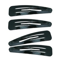 [RA㏓] 검정똑딱이핀(6.5cm 대) 똑딱이 학생 헤어 머리 ▷_§Ea