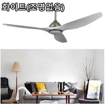 직배송 52인치 64인치 북유럽 팬조명 천장선풍기 초대형 실링팬 리모컨 원격조정 ch179, 64인치(조명없음)/리모컨제어/화이트