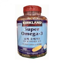 커클랜드 슈퍼 오메가3 1229mg x 180캡슐, one option, one option