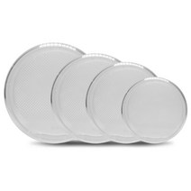 국산 퍼프 원형 투명 케이스 분첩케이스 60mm 70mm 80mm 90mm, 1개