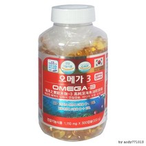 20 30 60대 오메가3 국산 고함량 동물성 오메가3, 3병(300일)
