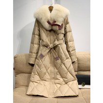 여성 겨울 여성용 롱 퍼 코트 90 오리 재킷 여성용 럭셔리 깃털 파카 대형 리얼 여성롱 대학생 다운 벨트롱패딩