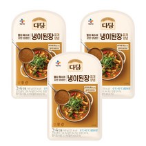 다담 냉이된장찌개 양념 140g 3개, 상세내용참조