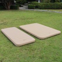 하베누 자동충전 두꺼운 10CM 에어쿠션 싱글 더블 야외 차박 캠핑 에어 자충 매트, 에어자충매트-더블