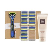 쉬크 하이드로5 파워셀렉트 날14입+기1개포함 + 라이스테라피 폼클렌징 150g, 단품, 단품