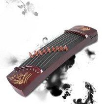 미니 가야금 취미 국악기 공연 초등학생 휴대용 캠핑, 꽃무늬 고급형