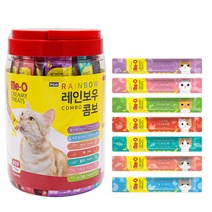 미오 크리미 레인보우 콤보 15g 49개입 고양이 간식, 상세페이지 참조, 상세페이지 참조