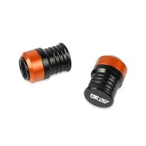 바이크 오토바이 차량 휠 타이어 밸브 스템 캡 커버 혼다 CBR125R 2011- CBR 125 R 2012 2013 2014, [08] Orange