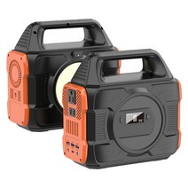 소형발전기 비상발전기 캠핑발전기 MEIYULIN 휴대용 발전소 태양열 외부 배터리 야외 조명 220V 80000mAh 110V 300W, 9.orange - UK