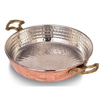 가성비 구리팬 Hakan 가성비 통 구리팬 셰프용 구리 프라이팬 후라이팬, 7.9 in(20cm)