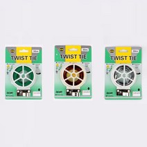 빵포장끈 줄기고정 트위스트 케이블 타이 10개 꽃꽂이준비물, 02)금색