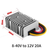 휠눈썹평행 휠 마커 차량용 페인트 인버터 추천 태양광 캠핑용 8V40V 12V 138V 19V 3A 6A 10A 15A 20A 300W DC 전압 안정기 전력 변환기 레귤레이터 부, 없음, 8-40V to 12V 20A