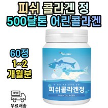 저분자 피쉬 콜라겐 정 500이하 달톤 피시 어린 1개월 2개월분 가족 남녀노소 남자 여자 남성 여정 중년 성인 청소년