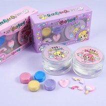 트윙클 인어 슬라임 투명슬라임+가루2개+파츠2개 세트, 5000트윙클인어슬라임 랜덤