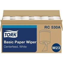 Tork 365908 토크 센터피드 핸드 타월 화이트 M23 일회용 분사 6 x 530 RC530, Hand Towel
