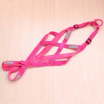 강아지 리드줄 가슴줄 산책줄 개줄 반사 개 썰매 겨울용 따뜻한 스키조링 스쿠터용 대형견 강도 웨이트 트레이닝 스트랩 751eEA5c5, 03 Rose Red, XL