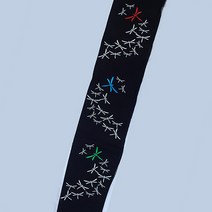 잠자리무리 자수 3~4본 죽도집(검정색), 소속+이름(10자이내)+3000원