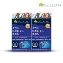 메이플트리 조인트 트리플골드 플러스 90정X2병 MSM 비타민D 아연
