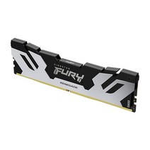Kingston Fury 레니게이드 실버 16GB 6400MT/s DDR5 CL32 DIMM 데스크탑 메모리 싱글 모듈 | 인텔 XMP 3.0 | 오버클럭 안정성 | KF564C3, 7200MT/s_Black