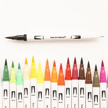 만들기자랑 민화 싸이펜 12색/수성/만들기재료/색연필/마카/트윈, 민화트윈싸이펜, 민화트윈싸이펜-12색