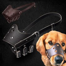 리트리버 진돗개 입마개 대형견 소형견 입마개 산책용, 블랙S