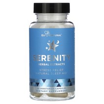 Eu Natural Serenity Herbal Extracts 60 Vegetarian Capsules, 1개