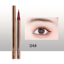 안번지는 아이라이너 워터프루프아이메이크업, 레드, 1개