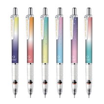 제브라 그라데이션 컬러 한정판 델가드샤프 0.5mm 옐로우, 1개