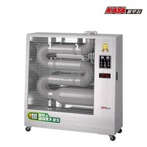 가야 원적외선 튜브히터 KY-115F 30평 팬부착 돈풍기 공장 창고 난방기 곱창난로 Es