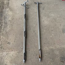 스테인리스 스틸 토양 전용 시료 채취기 옥수수샘플링, 1.5mx38mm/이중관/3공단면치아