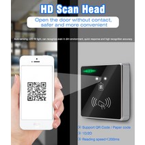 멀티 인터페이스 Wiegand26 RS232 RS485 TTL QR 코드 스캐너 모듈 액세스 제어용 13.56MHZ Mifare 리더 포, 01 QR and 125KHZ