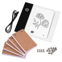 웹툰그리기패드300 시트 플립 북 키트 미니 라이트 패드 LED 라이트 박스 태블릿 디자인 구멍 Flipbook 종, 협동사