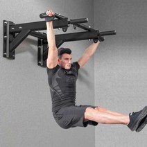 가정용 턱걸이 풀업바 벽고정 봉 기구 실내 크로스핏, 벽면 가로바 + 행잉링