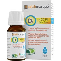 유기농비타민d 액상 임산부 어린이비타민d 비타민 D3 액체 방울 400U Healthmarque의 올리브 오일에 함유된 순수 VIT D 프리미엄 내츄럴, 단일수량, 단일개당 용량/중량/정