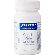 Pure Encapsulations 순수 캡슐화 - 모발 피부 및 손톱 - 비타민 C 구리 및 Q10-30 캡슐, 4개