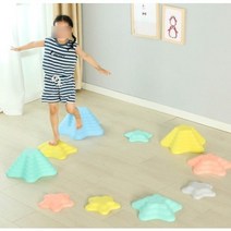 징검다리 11p 감각통합치료사 특수체육 소아재활 디딤돌 훈련 신체협응력 감각통합검사 심리운동, 불가사리(마카롱), 1개