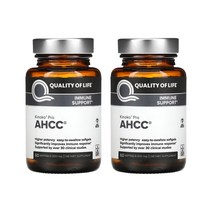 [2개] 키노코 프로 AHCC 300mg 60캡슐 담자균 표고버섯균사체 알파사이클로 덱스트린 타피오카 퀄리티오브라이프