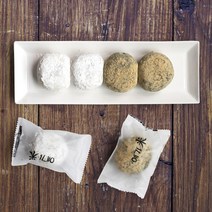 말랑말랑 팥앙금 찹쌀떡 & 팥앙금 콩쑥개떡(개별포장 30입 1박스 1.8kg / 60입 2박스 3.6kg), 찹쌀떡 30입+콩쑥개떡 30입 (3.6kg 총2박스)