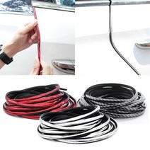 자동차 도어 가장자리 보호 스트립 스크래치 방지 보호기 충돌 씰 바디 스티커 스타일링 몰딩, 10M Carbonfiber