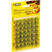 NOCH 7041 디오라마 꽃과 풀 다발 모형 9mm 길이 Field Plants 42개