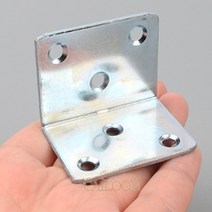 CAILOOM 식탁 의자 쇼파 상 다리 부품 코너철 함석판 꺾쇠 장석 보강 선반브라켓 중형 10P, 기본