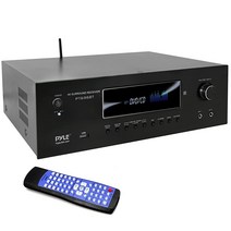 Pyle Usa 1000W 블루투스 홈 시어터 수신기 5.2채널 서라운드 사운드 스테레오 앰프 시스템 4K 울트라 HD 3D 비디오 및 블루레이 패스스루 지원 HDMI/MP3/US