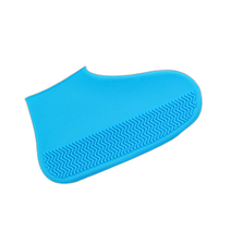 맞벌이라이프 실리콘 방수 신발커버 레인슈즈 야외 비상용, 블루S