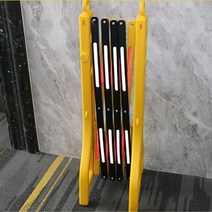 접이식 바리케이트 250cm 주차장 엘리베이터 위험물 저장소 안전 표시용 바리게이트, 레드 바리케이트 96X250cm