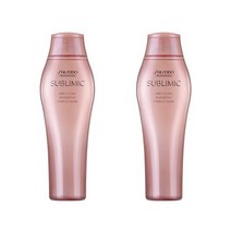 시세이도 서브리믹 에어리플로우 곱슬모발 샴푸 250ml+250ml (부시시한 모발용), 2개, 250ml