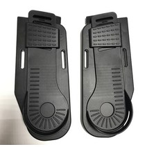 방수 조정 기계 가능한 발 페달 바람 저항 휘트니스 장비 액세서리, [01] 2pcs
