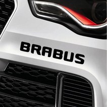 브라부스 BRABUS 로고 스티커 동호회 튜닝 벤츠 amg, 블랙, 1개