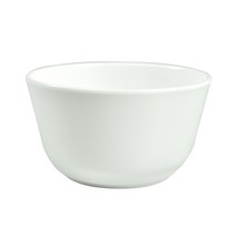 흰색 멜라민 공기 밥그릇 업소용 식당 굽볼 용인 식기 X 2개_EY6